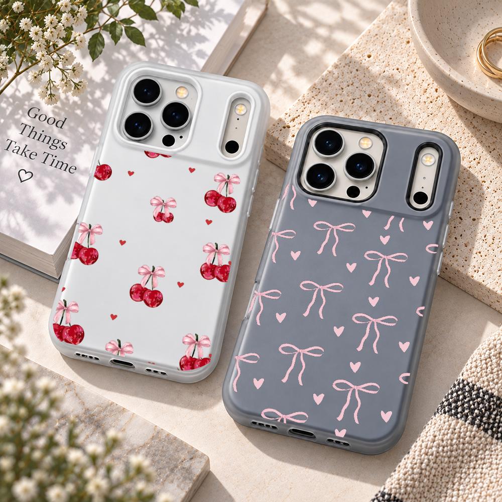 Matte Pc Case - Custodia per telefono con fiocco a